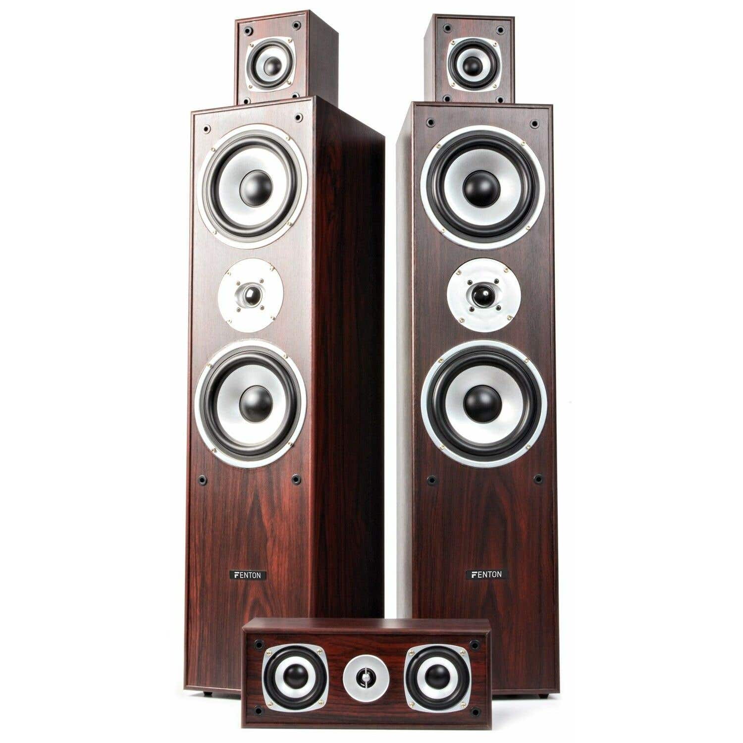 Fenton HF5W Sistema Home Theatre 5.0 - Nogal