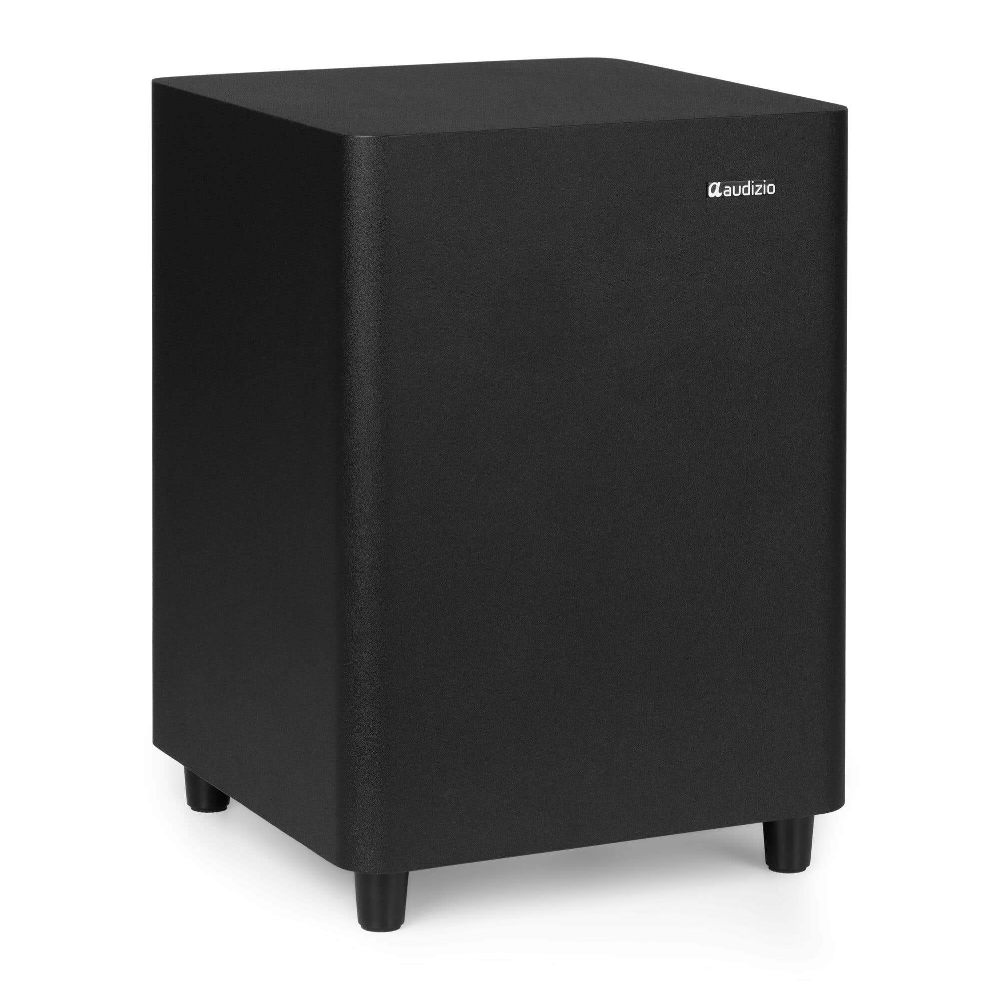 Reacondicionado - Audizio SW65C – Subwoofer activo HiFi 130W con graves potentes para altavoces home cinema y equipos de música