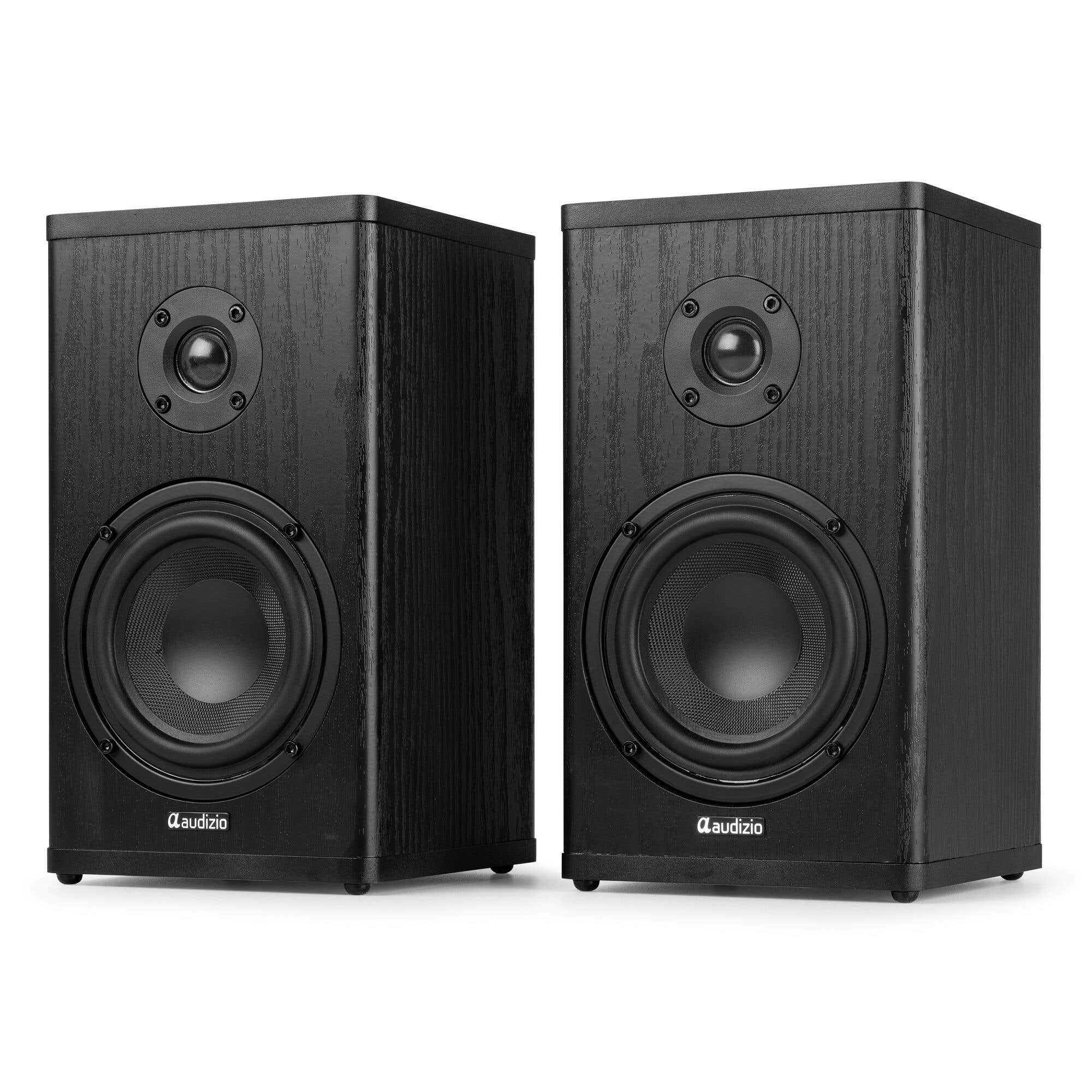Audizio BS20 – Altavoces estéreo HiFi con amplificador incorporado y batería recargable – Color Antracita