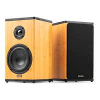 Audizio BS20 – Altavoces estéreo HiFi con amplificador incorporado y batería recargable – Color bambú