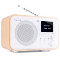 Audizio Milan FM/DAB+ Radio con Batería Blanco
