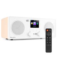 Audizio Bari Radio WIFI Internet estéreo con DAB+ Blanco