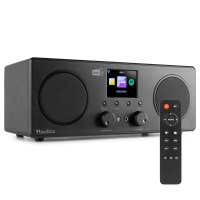 Audizio Bari Radio WIFI Internet estéreo con DAB + Negro