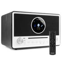 Audizio Lucca Radio Internet con DAB+ y reproductor CD - Negro