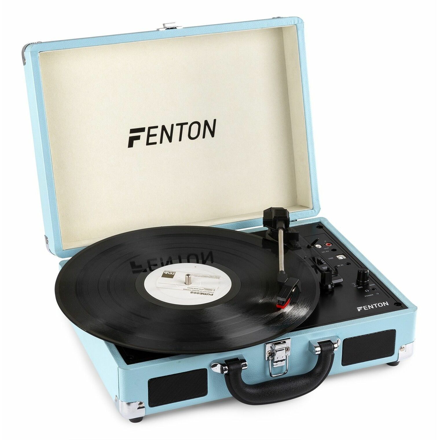 Fenton RP115 Tocadiscos en Maleta con Bluetooth - Azul