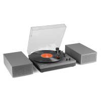 Fenton RP165G - Tocadiscos con Altavoces Integrados y Bluetooth - Color Aluminio