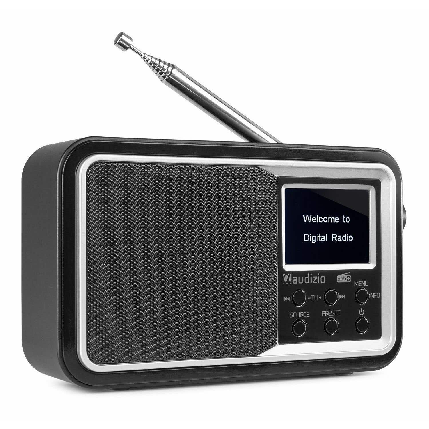 Audizio Parma Radio Portátil DAB+ Negro