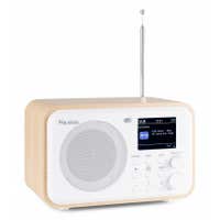 Reacondicionado - Audizio Milan DAB+ Radio con Batería Blanco