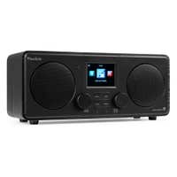 Audizio Foza - Radio WiFi Internet DAB+ FM Bluetooth USB AUX,pantalla a color, altavoces estéreo, color negro