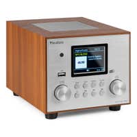 Audizio Vieste Radio DAB con subwoofer con Bluetooth, DAB+ y FM, 60W - Plata