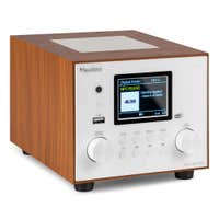 Audizio Vieste Radio DAB con subwoofer con Bluetooth, DAB+ y FM, 60W - Blanco