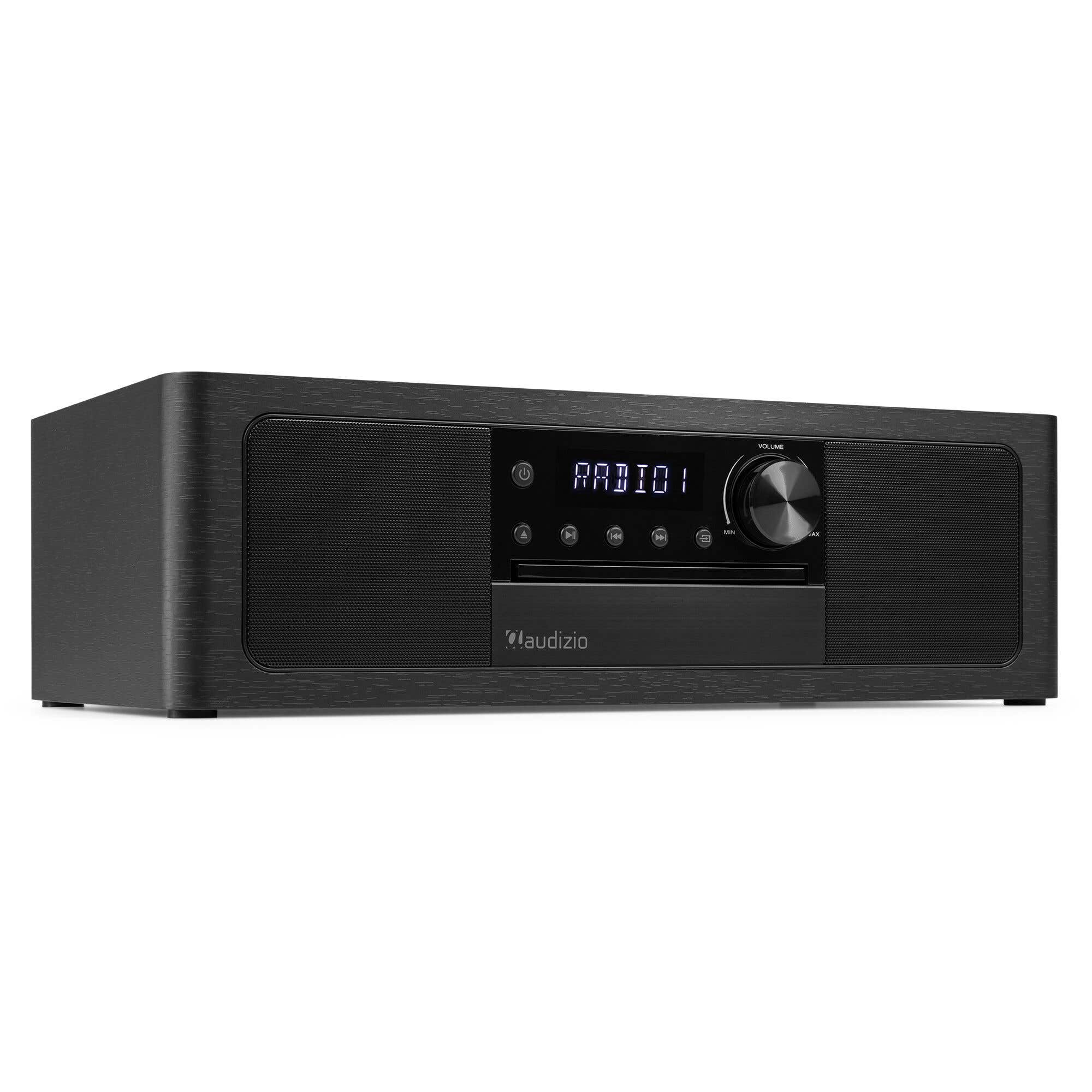 Audizio Lunata – Radio DAB+ con reproductor de CD, Bluetooth 5.3, HDMI ARC y 100W – Color negro