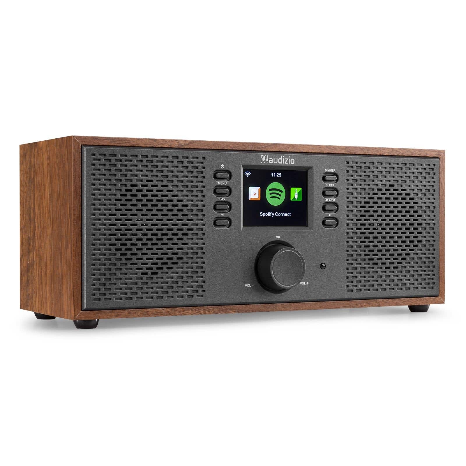 Audizio Rimini Radio estéreo WiFi Internet Madera