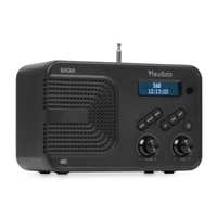 Audizio Badia – Radio DAB+ FM Bluetooth portátil con batería color negro