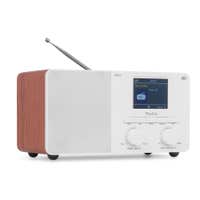 Audizio Rosta - Radio DAB+ y FM con Bluetooth 40W, pantalla TFT a color, USB y alarma, color blanco