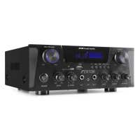 Fenton AV430B - Amplificador Hifi Karaoke con Bluetooth y reproductor MP3 2x 300W Negro