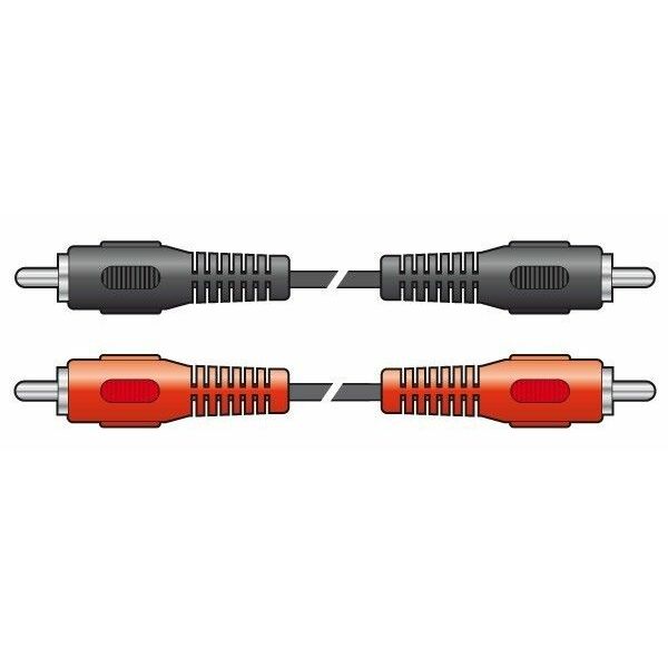 Vonyx CX402-1 2 x Macho RCA - 2 x Macho RCA, 1.2m