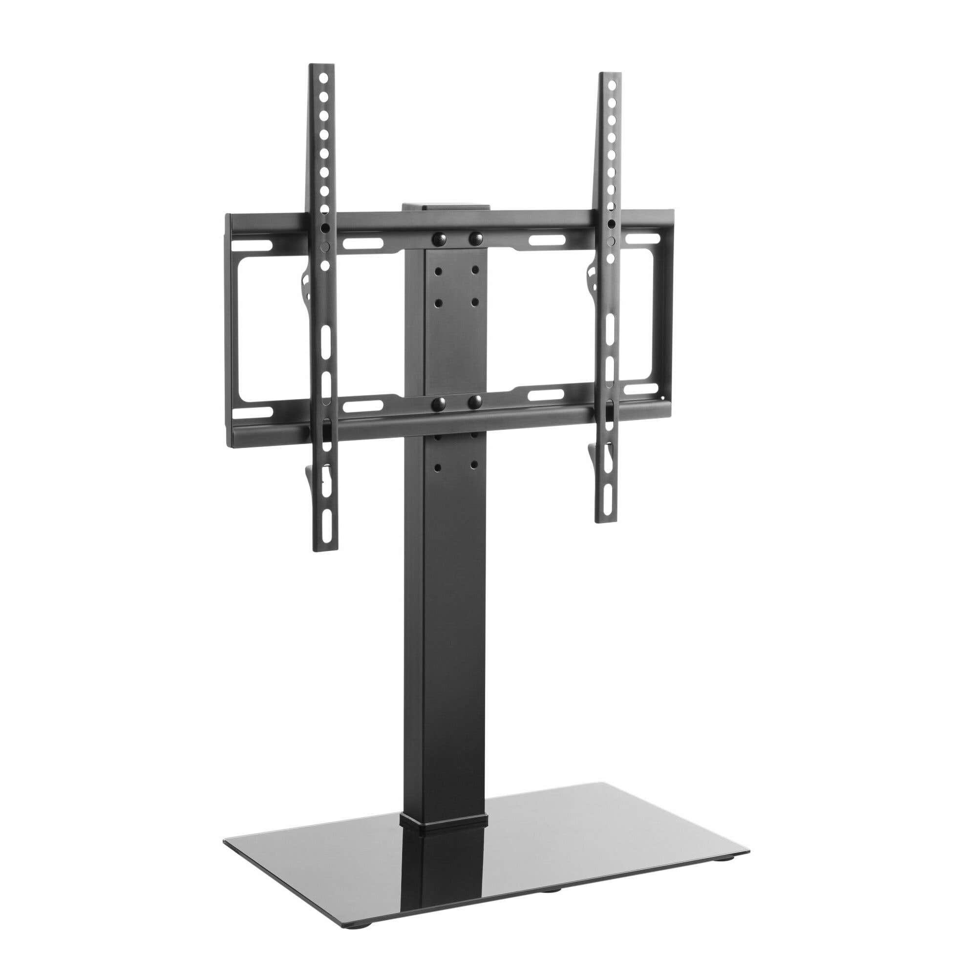 Reacondicionado - Audizio TTTS40 Soporte de mesa para TV con base de cristal 32”- 55”