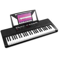 Reacondicionado - MAX Rhapsody54 Teclado para principiantes con 54 teclas - Soporte para partituras y 50 canciones de demostración