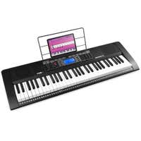 MAX Rhapsody61 piano con teclado electrónico de 61 teclas - incluye soporte para partituras y función de entrenamiento