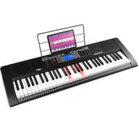 MAX Rhapsody61L Teclado electrónico piano con 61 teclas iluminadas con conexión MIDI - Perfecto para principiantes y productores.