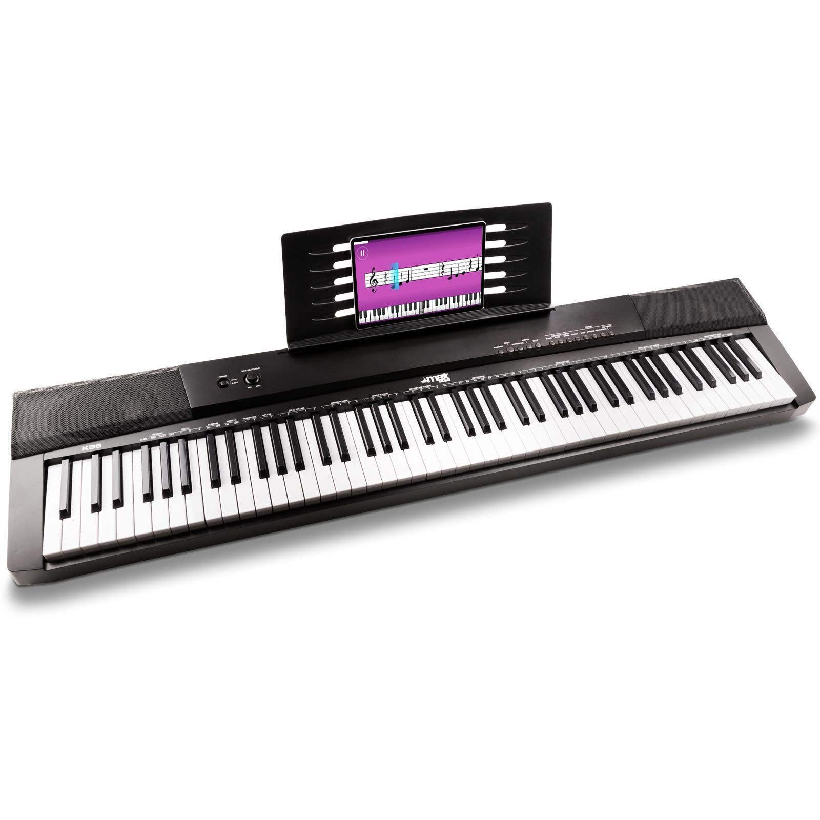 Reacondicionado - Max KB6 Piano Digital de 88 teclas semi contrapesadas