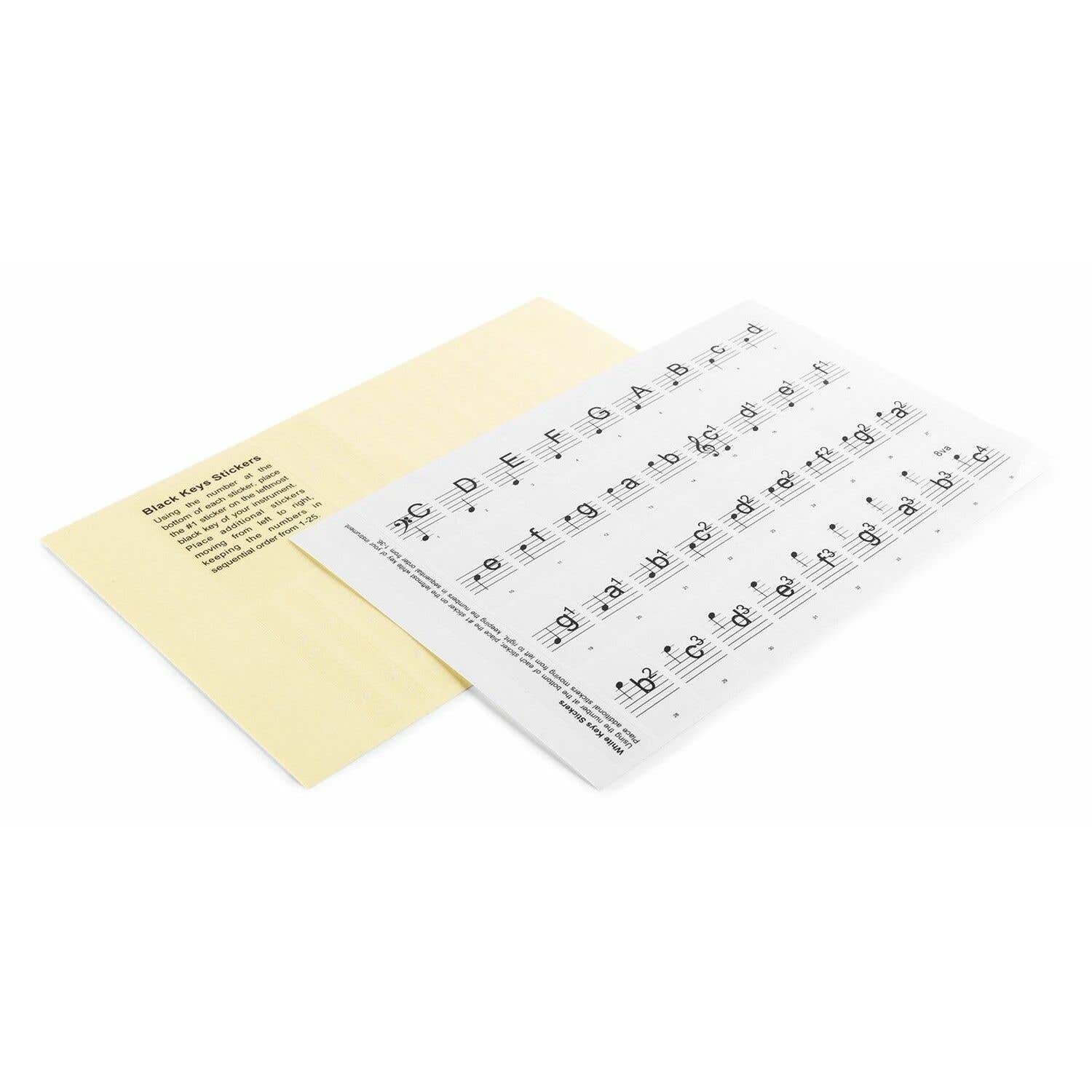 Max KB-KEY Pegatinas no permanentes de notas para teclado