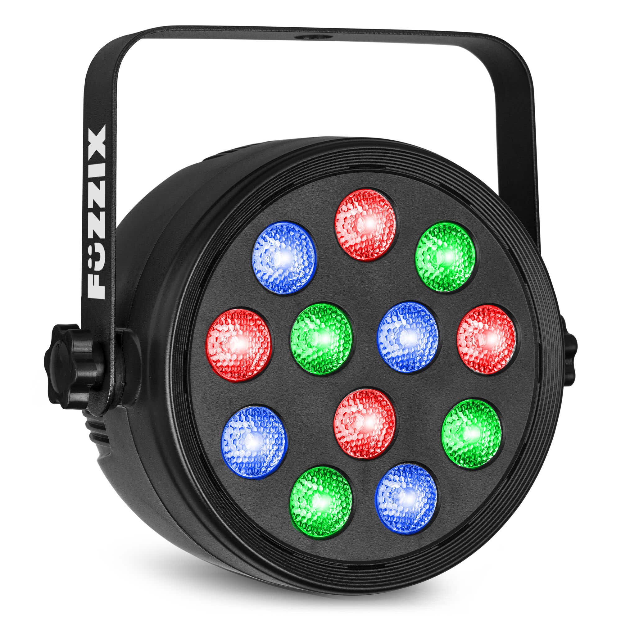 Fuzzix PLF12 Party LED par con 12x 2W LED, RGB y mando a distancia 