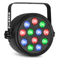 Fuzzix PLF12 Party LED par con 12x 2W LED, RGB y mando a distancia