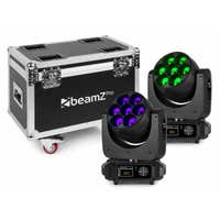 beamZ Pro MHL740 Cabeza Movil LED Zoom 7x40W 2 piezas en Flightcase