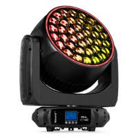BeamZ Professional MHL3740 – Cabeza movil LED wash 37x40W RGBW con zoom motorizado, control DMX y pixel control, color negro