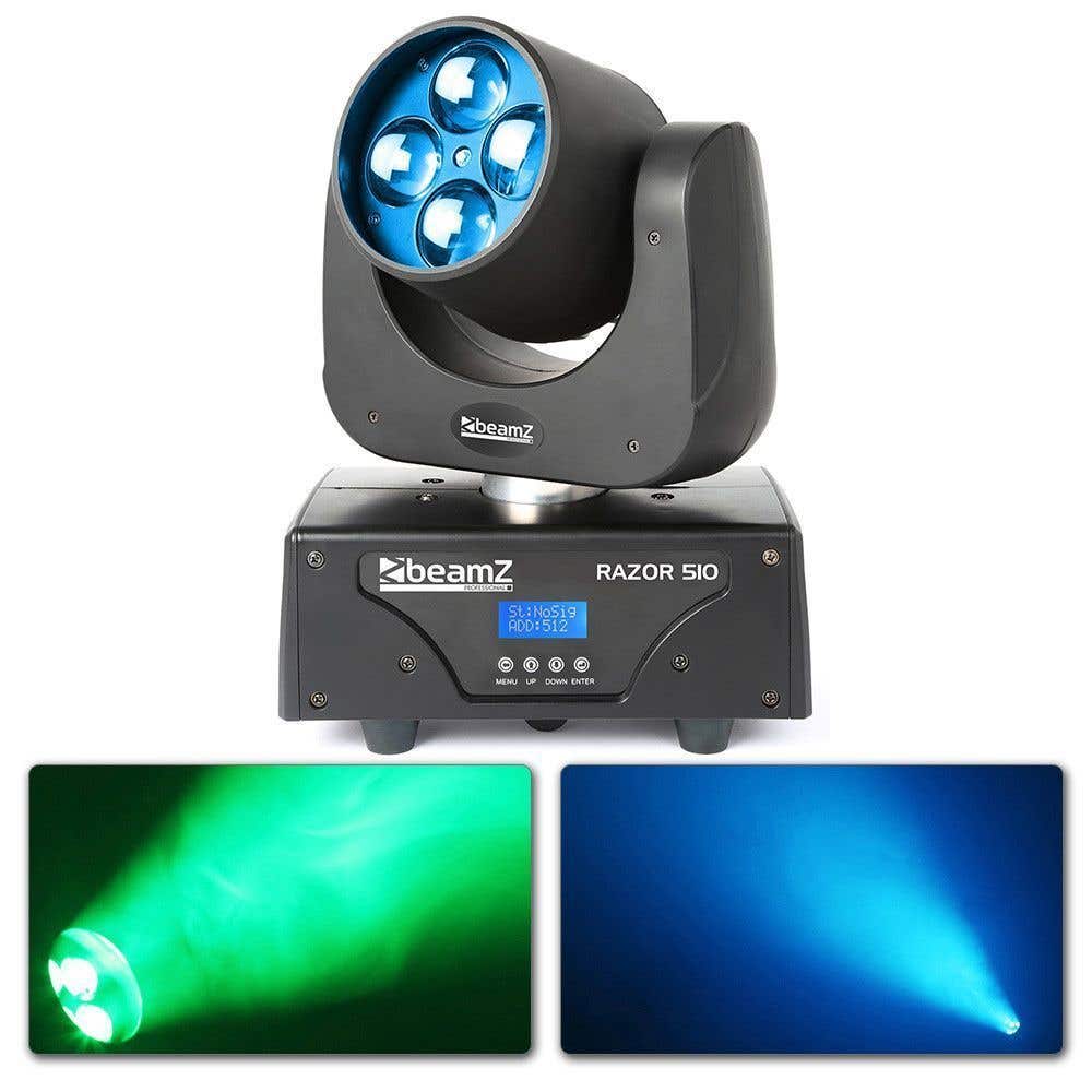 BeamZ Pro Razor510 movinghead met zoom 4x 15W