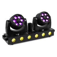 Barra de cabezal móvil BeamZ Fuze Twin wash - Cabezales móviles dobles con barra LED - LED RGBW - 75 W