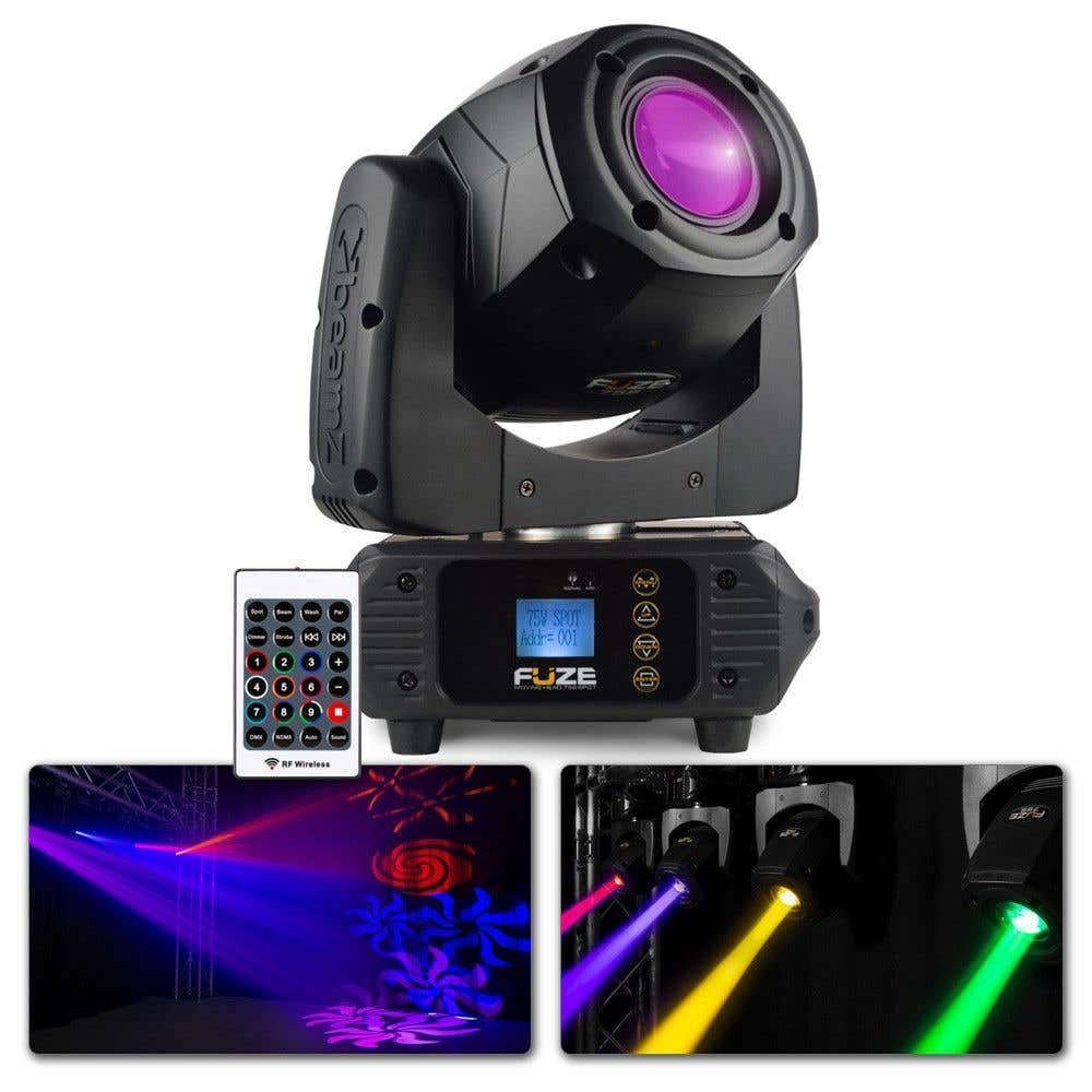Reacondicionado - beamZ Fuze75S Cabeza Móvil Spot 75W LED