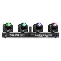 BeamZ Panther Quatro Beam Bar - Barra con 4 cabezas móviles - RGBW - 160W