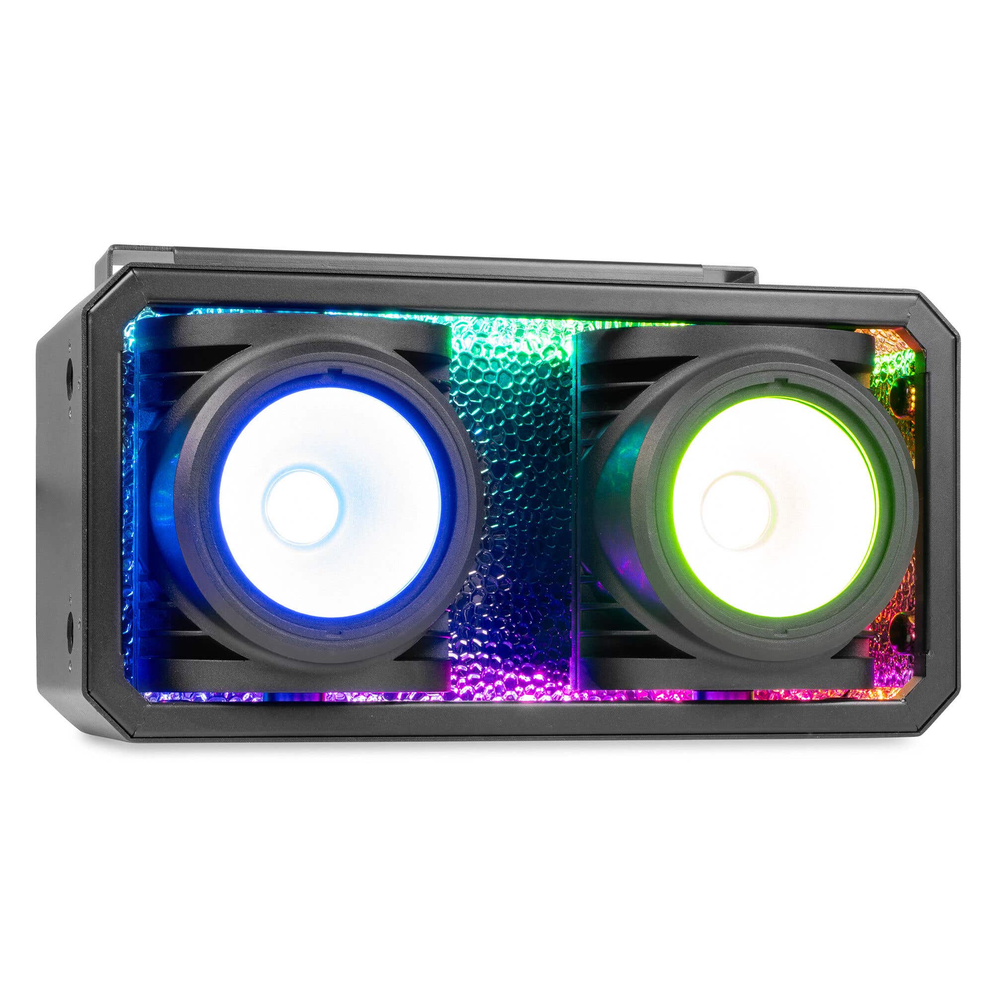 BeamZ Pro SB250IPFC – Cegadora LED RGBAL 200W IP65 para exterior e interior con COB 2x100W, efecto backlight y DMX, color negro