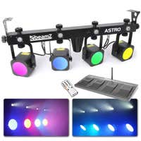 Beamz Professional ASTRO Barra Par 4x 20W Led COB + 4x 1W blanco
