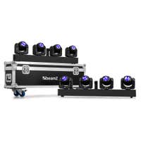 BeamZ Panther Quatro Beam Bar, juego de 2 piezas en flightcase: 2 barras de cabeza móvil con LED RGBW