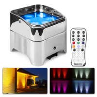 BeamZ BBP96SC – Foco led con batería 6 x 12W WDMX para eventos y decoración profesional – Color cromado