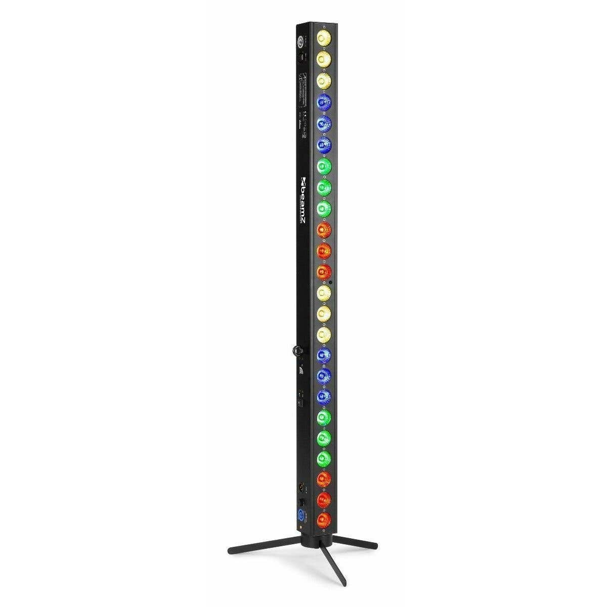 beamZ BBB243 Barra LED 24x 3W RGB alimentada por batería