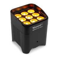 BeamZ Professional BBP59 – Foco Par LED con batería IP65 9x12W RGBWA-UV para interior y exterior – Color negro