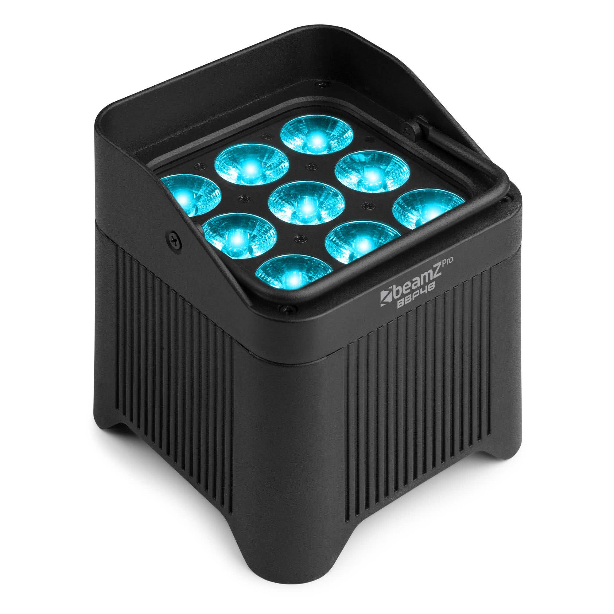 BeamZ Professional BBP48 batería uplight con 9x 12W LED IP65 RGBWA-UV resistente al agua