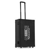 BeamZ Professional FCC30 – Flightcase de carga con ruedas para 6 KUBE20 con espuma a medida y trolley