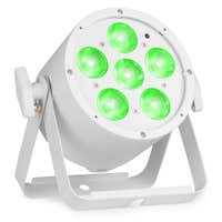BeamZ Professional BAC322W LED PAR - Proyector profesional con LED RGBALC - 6 x 10 W - Blanco