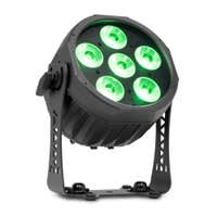 BeamZ Pro WXB620 - Foco LED PAR exterior IP65 con batería, DMX inalámbrico y 6 LED RGBALC de 20W