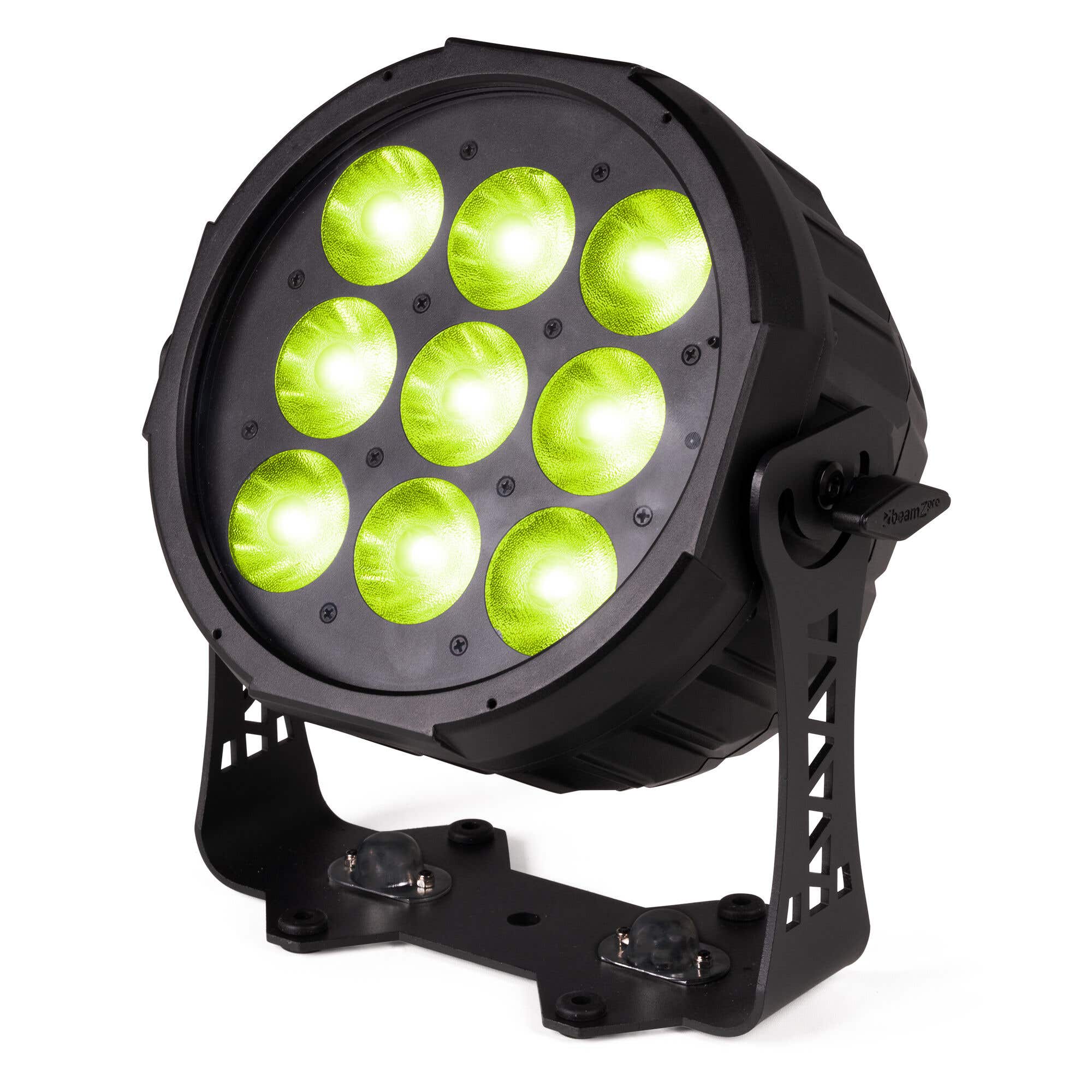 BeamZ Pro WX96 - Foco LED PAR 9 x 20W RGBALC, IP65 para exterior, Luz sin parpadeo, DMX y WDMX