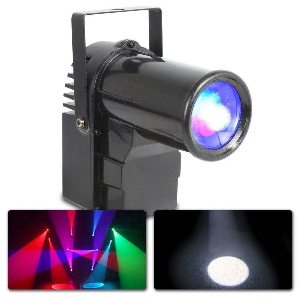 Reacondicionado - beamZ PS10W Foco Pin LED 10W RGBW DMX