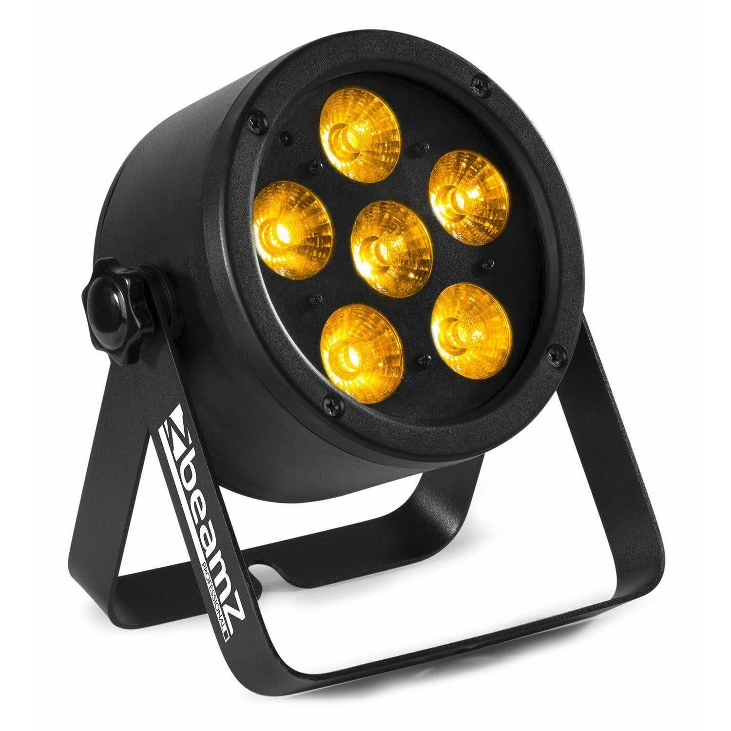 BeamZ BAC302 Aluminium LED Par met 6x 12W 6-in-1 LEDs