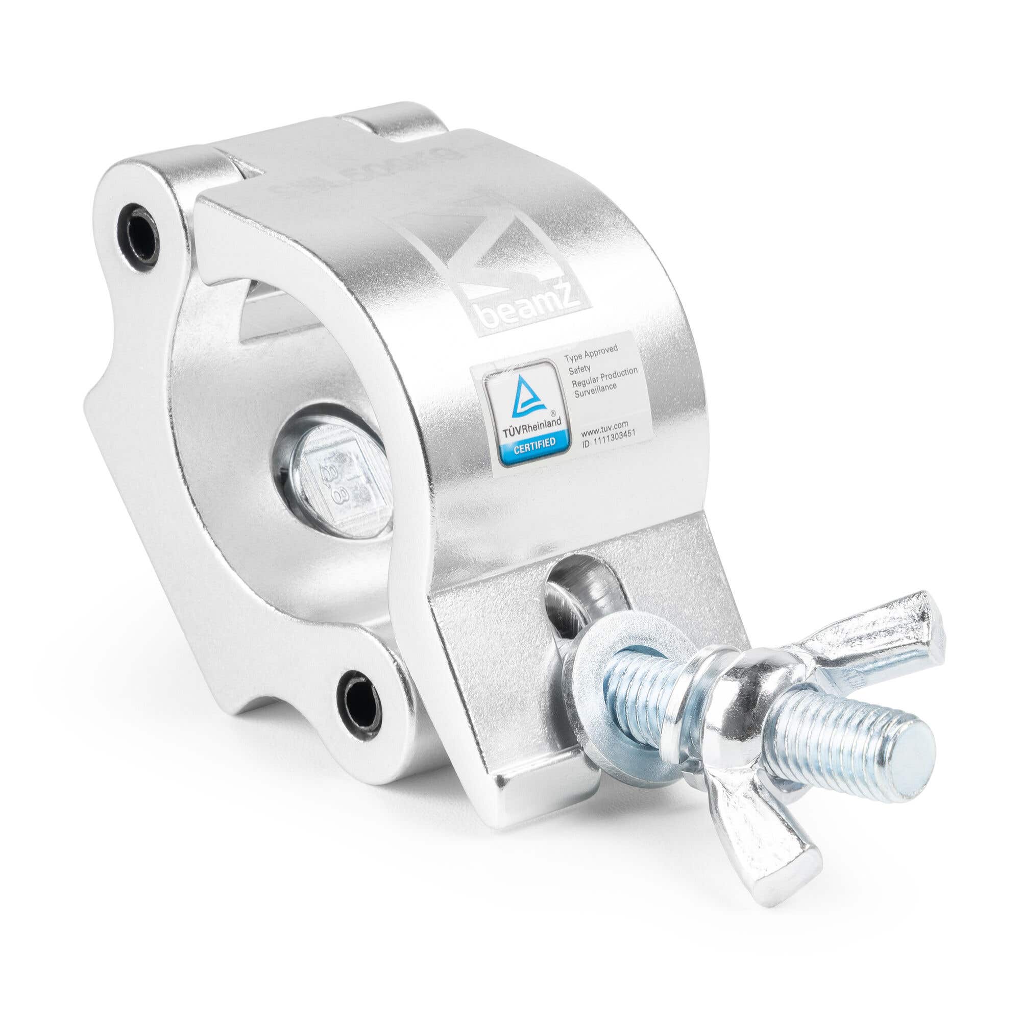 BeamZ BC50-500 - Garra Half Coupler Slimline de aluminio M10 con carga máxima de 500 kg