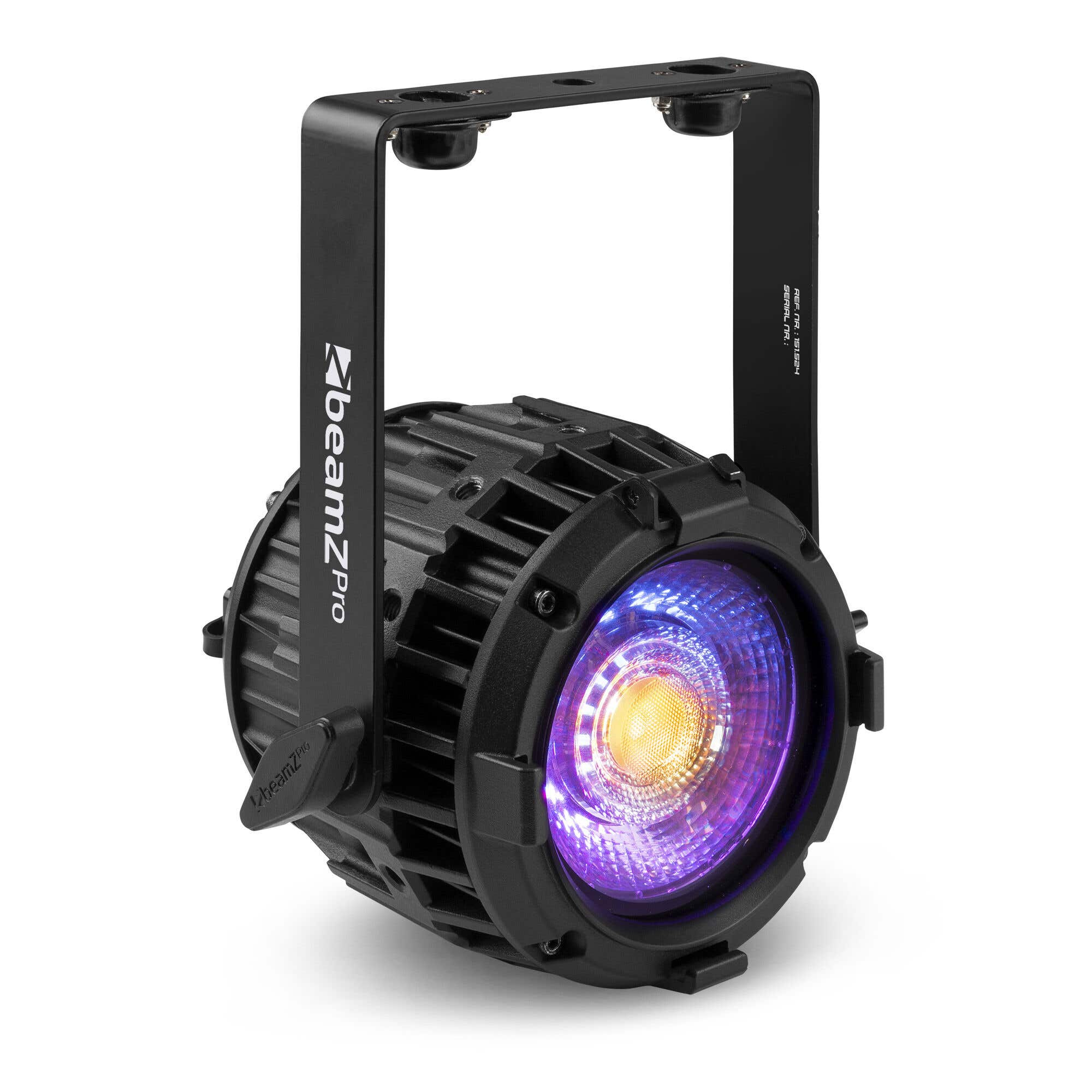 BeamZ Professional Neutron Dot TM – Luminaria híbrida LED RGBWA IP65 con pixel control, tungsteno y acoplamiento modular